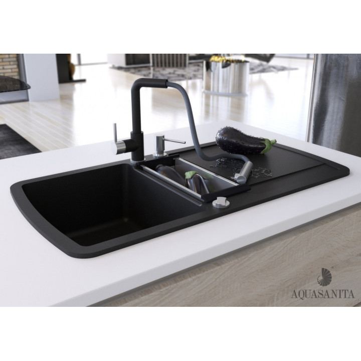 Aquasanita - Helika Lira 960.10E black metallic