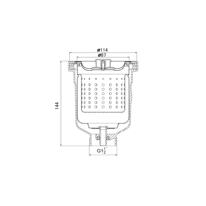 Donner BASKET Lesklý chrom