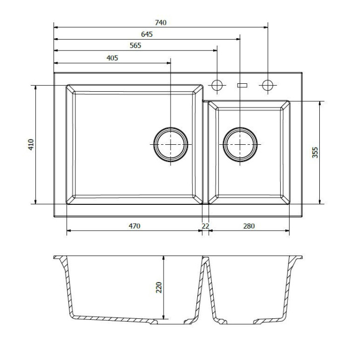 Reginox Amsterdam 860.1 Grey silvery
