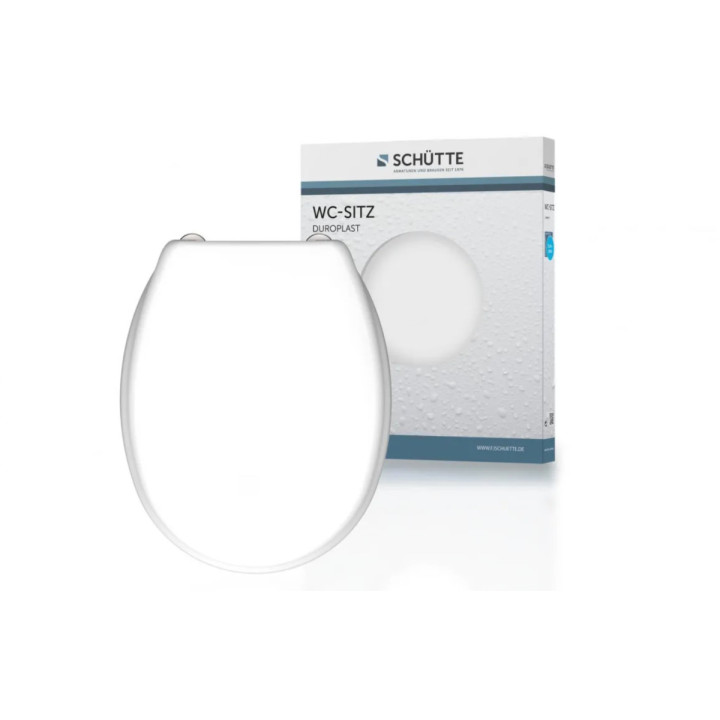 Schütte BÍLÉ | Duroplast, bez Soft Close