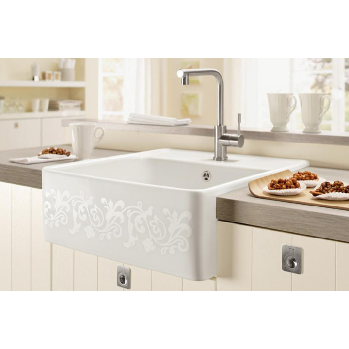 Villeroy & Boch Single 595 White Pearl Bílá keramika Pearl