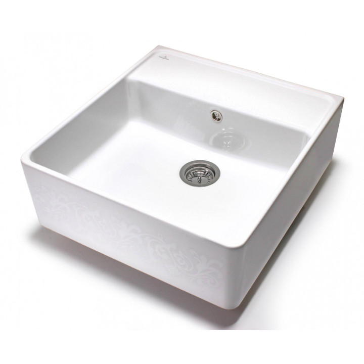 Villeroy & Boch Single 595 White Pearl Bílá keramika Pearl