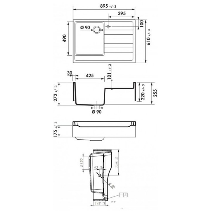 Chambord Francois 895.0  Bílá