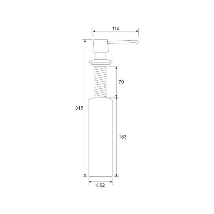 Donner Click (B5) Lesklý chrom
