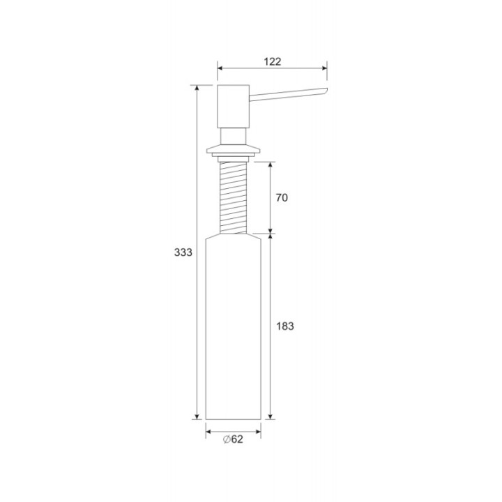 Donner Top (FA2) Lesklý chrom