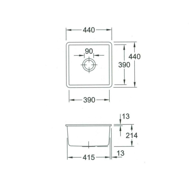 Villeroy & Boch Subway 440 Bílá keramika