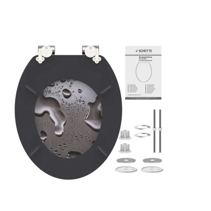 Schütte GREY STEEL | MDF, Soft Close