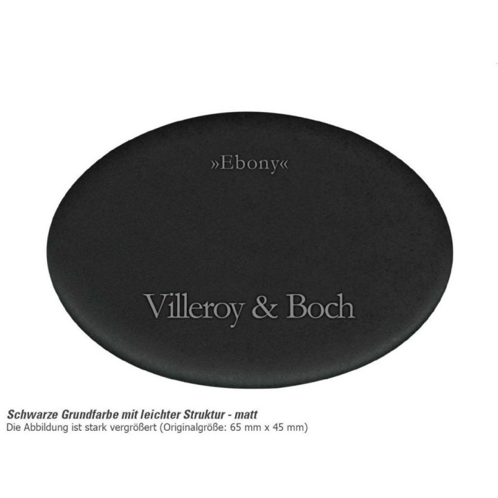 Villeroy & Boch Single 595 Matná černá / Ebony