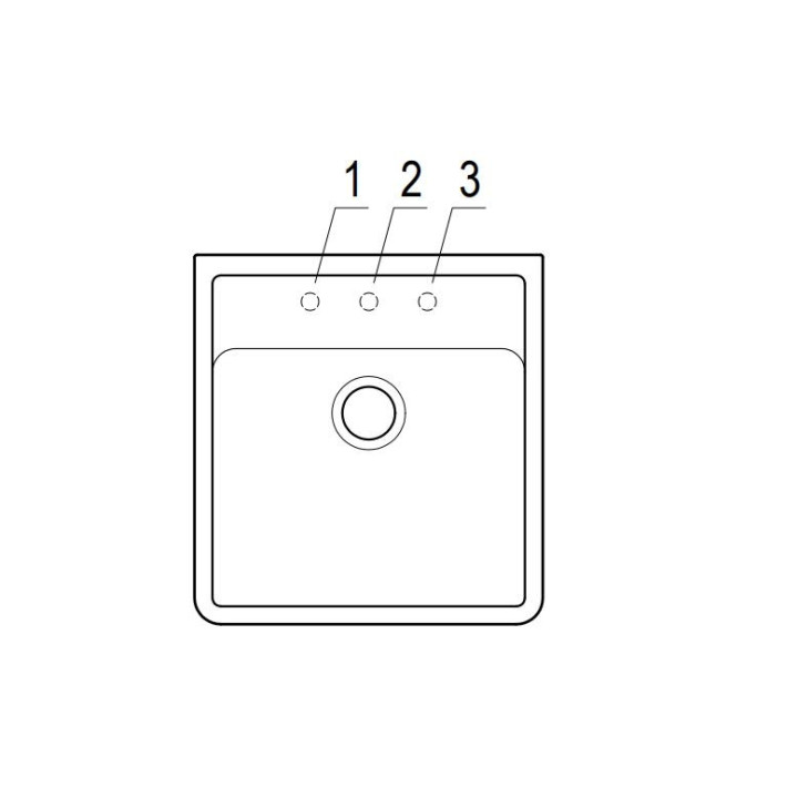 Villeroy & Boch Single 595 Lesklá černá / Chromite glossy