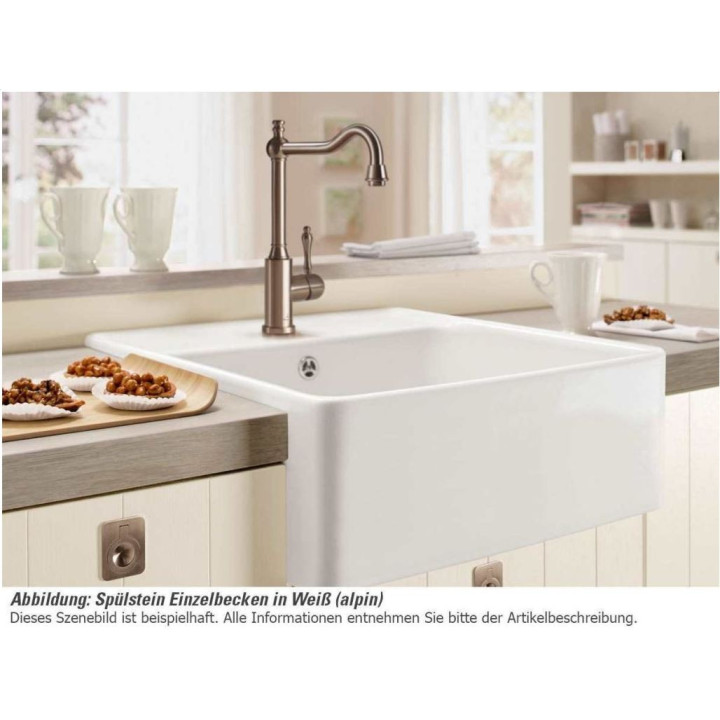 Villeroy & Boch Single 595 Bílá keramika