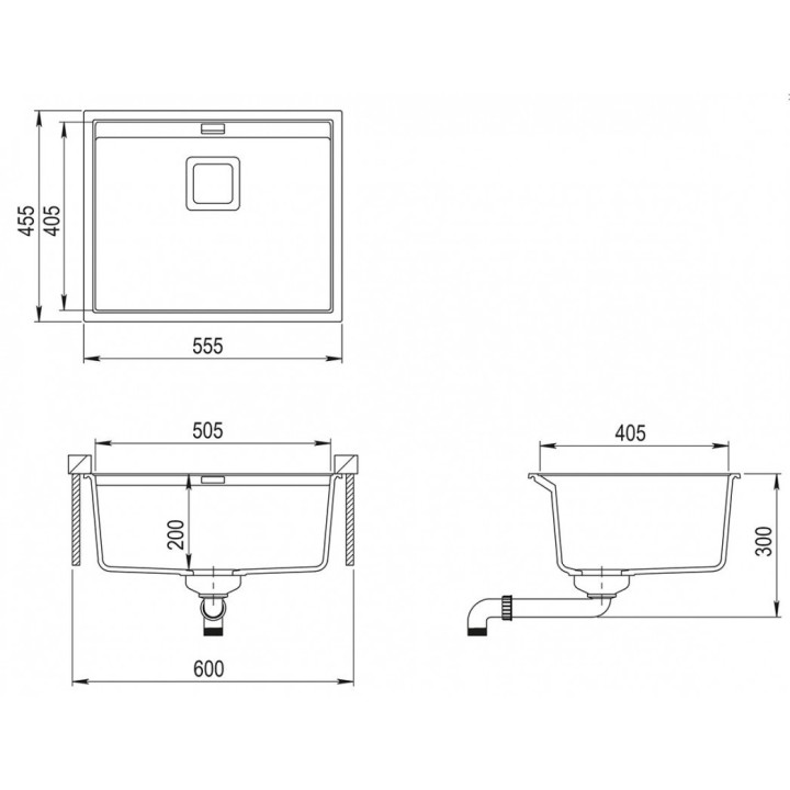 Aquasanita - Helika Delicia 555 black metallic