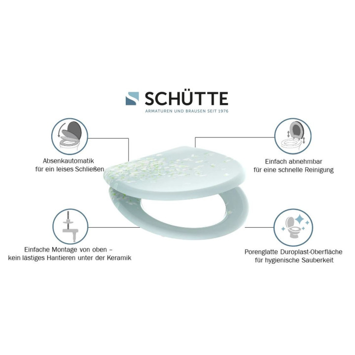 Schütte FLOWER IN THE WIND| Duroplast, Soft Close