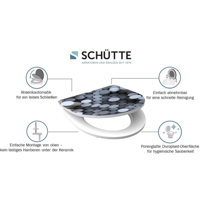 Schütte ROUND DIPS | Duroplast HG, Soft Close