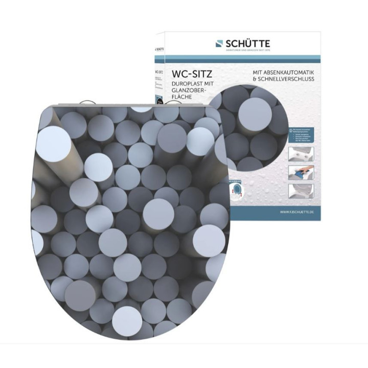 Schütte ROUND DIPS | Duroplast HG, Soft Close