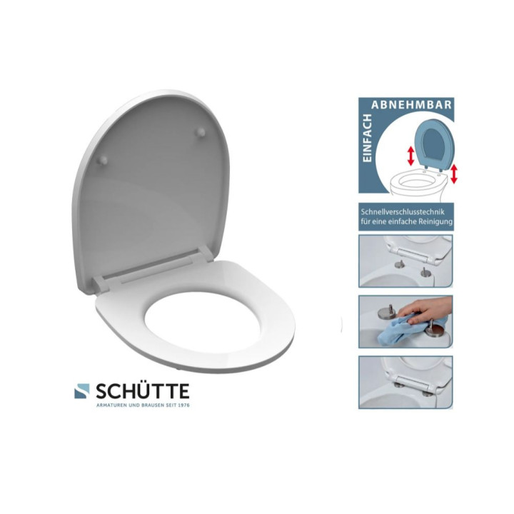 Schütte ROUND DIPS | Duroplast HG, Soft Close