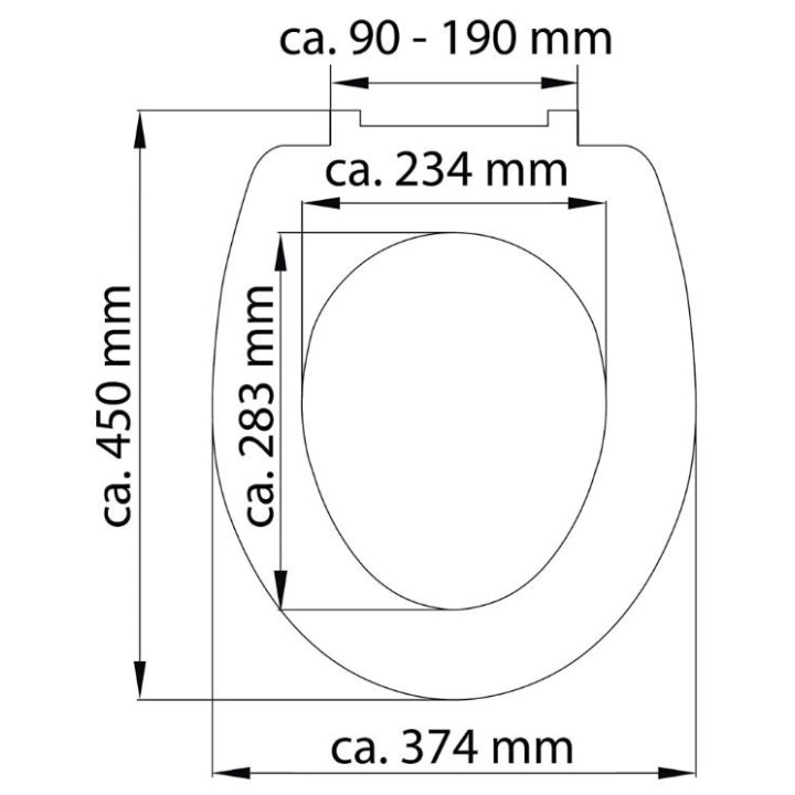 Schütte ROUND DIPS | Duroplast HG, Soft Close