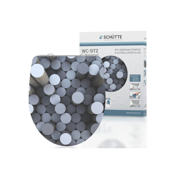 Schütte ROUND DIPS | Duroplast HG, Soft Close