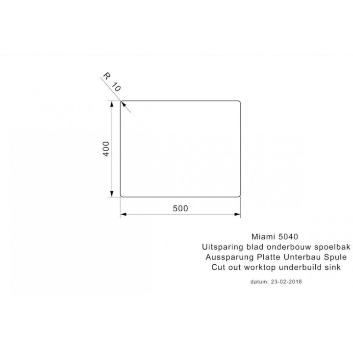 Reginox SET Miami 500 Gold + baterie Cano + příslušenství Gold