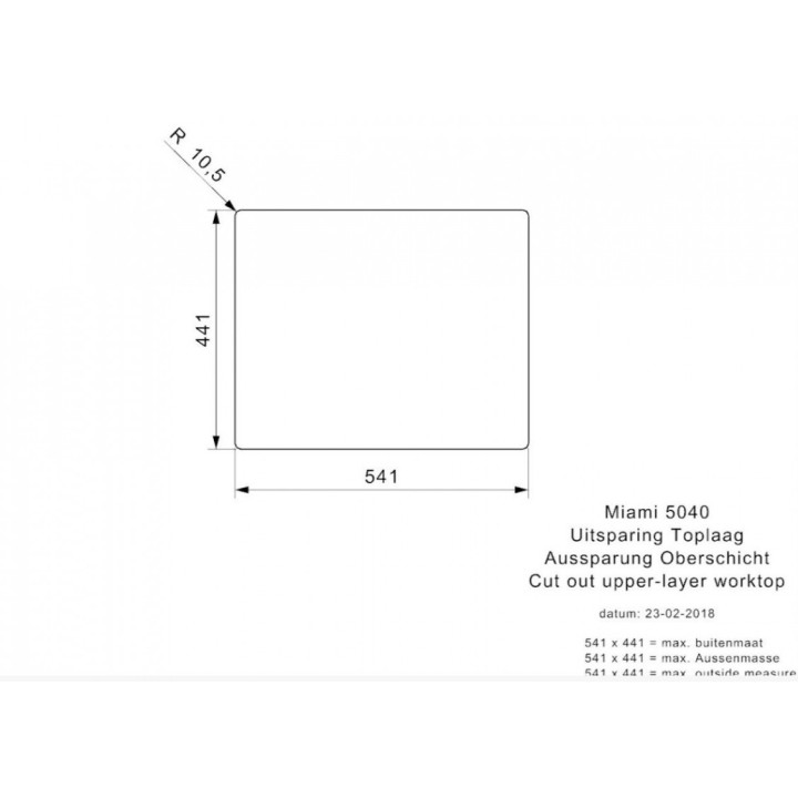 Reginox SET Miami 500 Gold + baterie Cano + příslušenství Gold