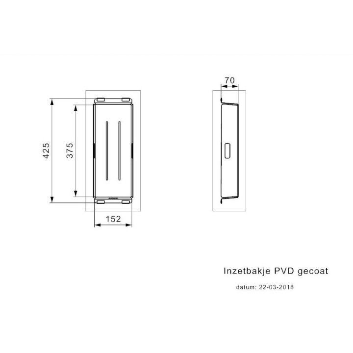Reginox SET Miami 500 Gold + baterie Cano + příslušenství Gold