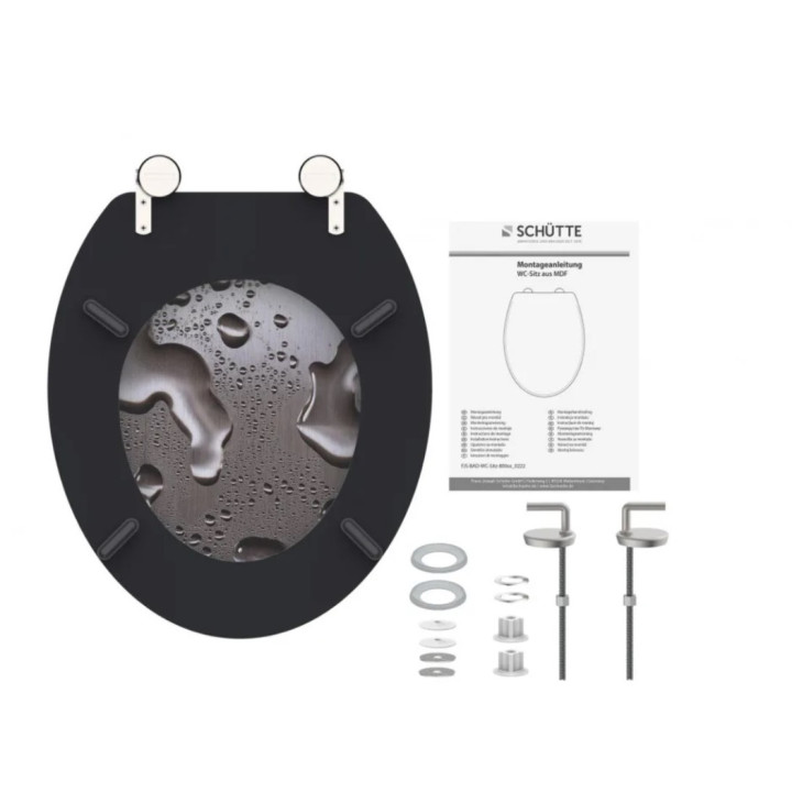 Schütte GREY STEEL | MDF, bez Soft Close