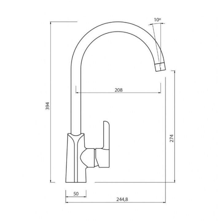 Aquasanita - Helika Sabia Grace 5523JG black metallic