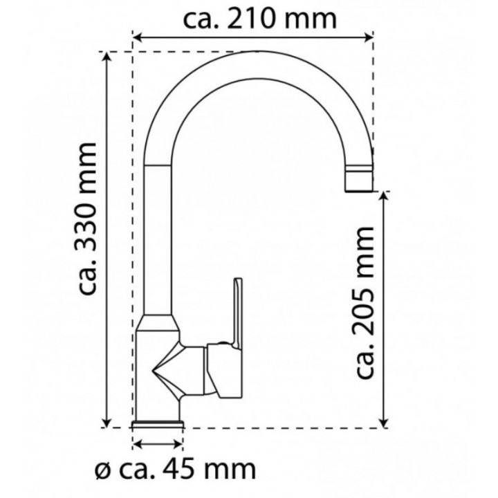 Eisl Diziani bílá / chrom