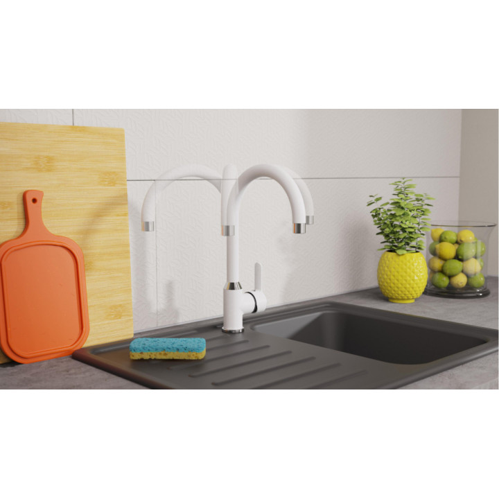 Eisl Diziani bílá / chrom