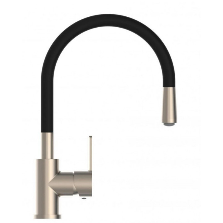 Eisl Flexo světle šedá / lesklý chrom