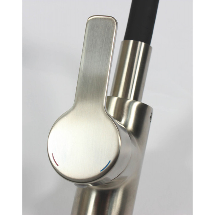 Eisl Flexo světle šedá / lesklý chrom