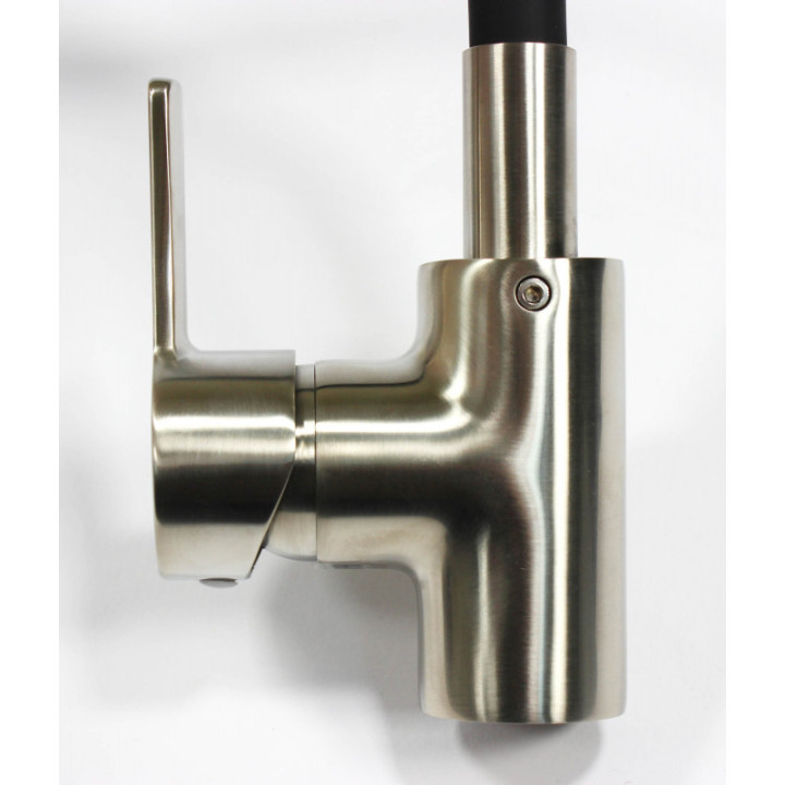 Eisl Flexo světle šedá / lesklý chrom