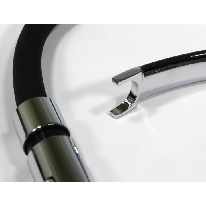 Eisl Carneo černá / lesklý chrom