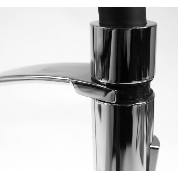 Eisl Carneo černá / lesklý chrom