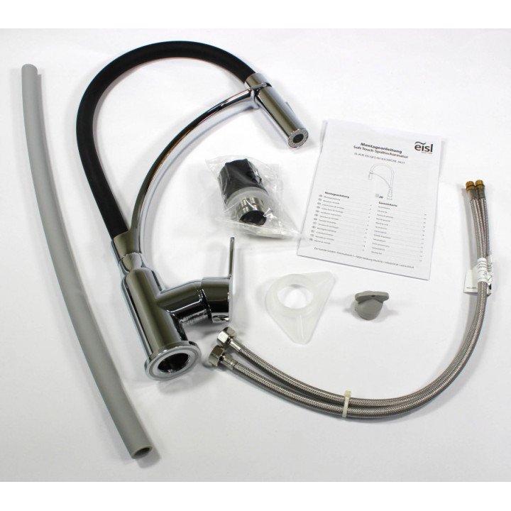 Eisl Carneo černá / lesklý chrom