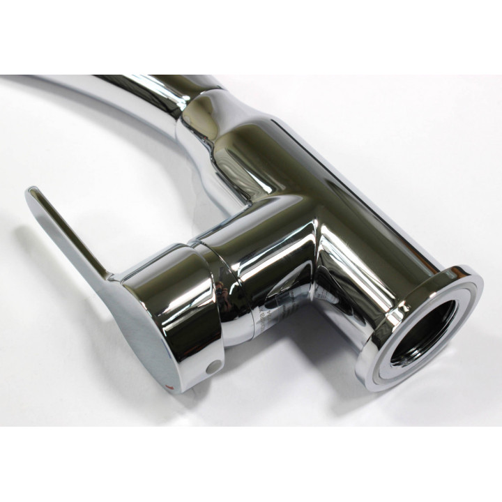 Eisl Carneo černá / lesklý chrom