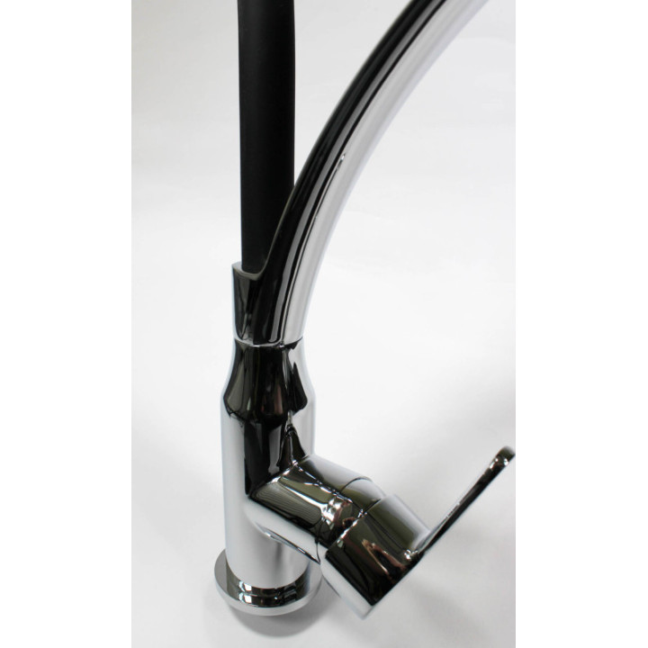 Eisl Carneo černá / lesklý chrom