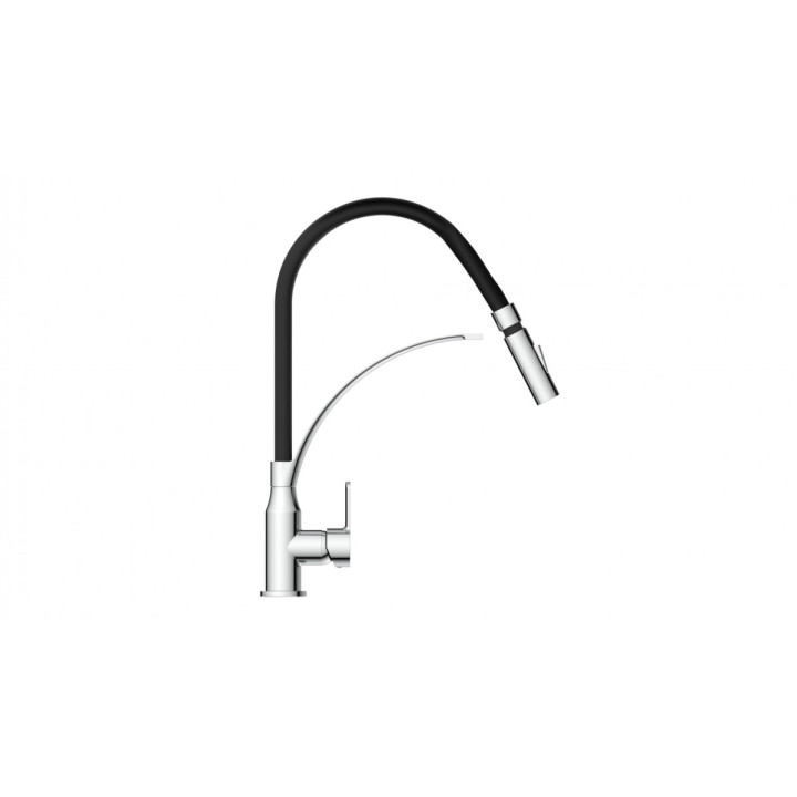 Eisl Carneo černá / lesklý chrom