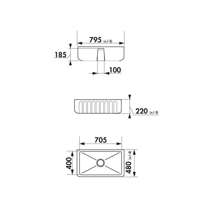 Chambord Louis 795 Bílá