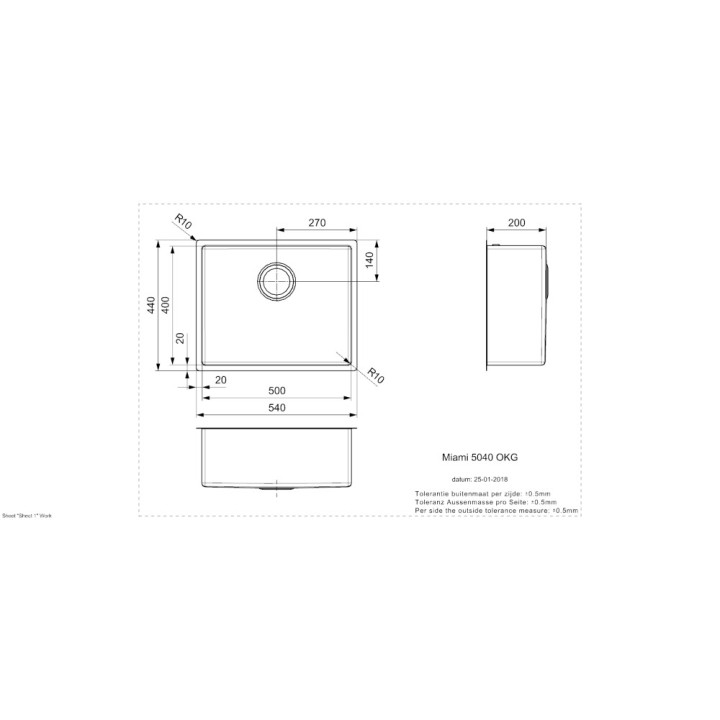 Reginox SET Miami 500 Gun metal + baterie Crystal + příslušenství