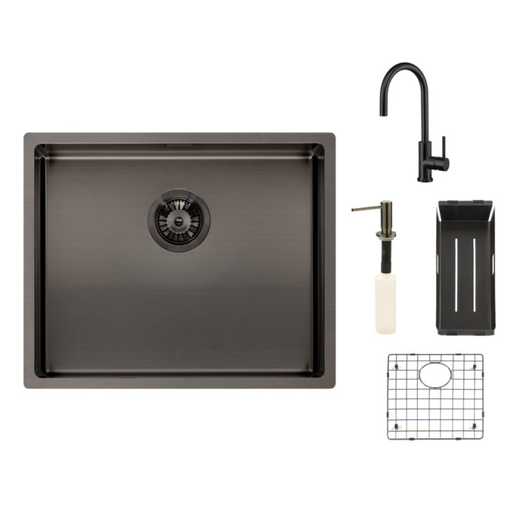 Reginox SET Miami 500 Gun metal + baterie Cano + příslušenství