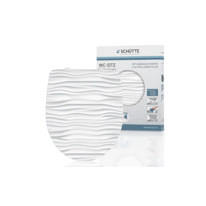 Schütte WHITE WAVE | Duroplast HG, Soft Close
