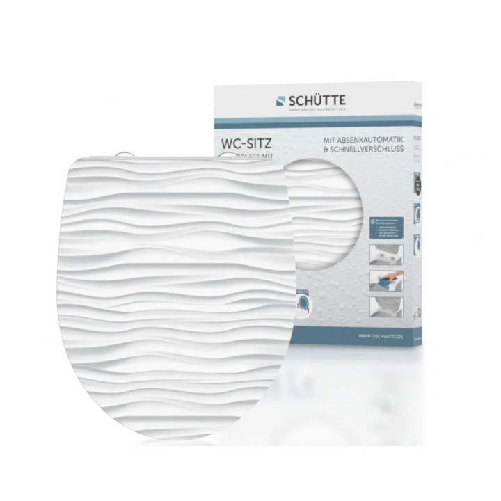 Schütte WHITE WAVE | Duroplast HG, Soft Close