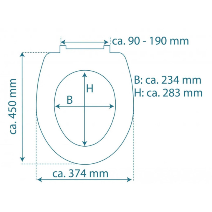 Schütte WHITE WAVE | Duroplast HG, Soft Close
