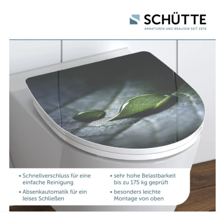 Schütte RAINDROP | Duroplast HG, Soft Close