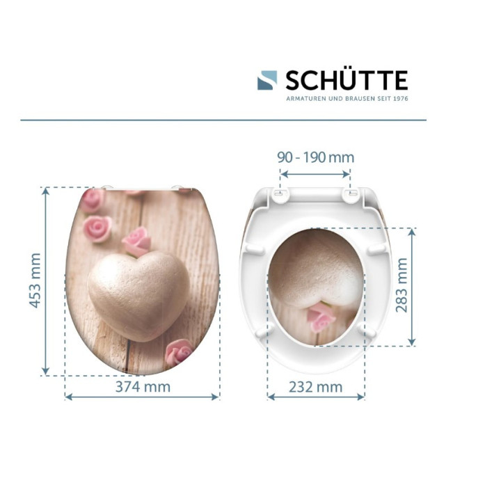 Schütte ROMANTIC | Duroplast, Soft Close