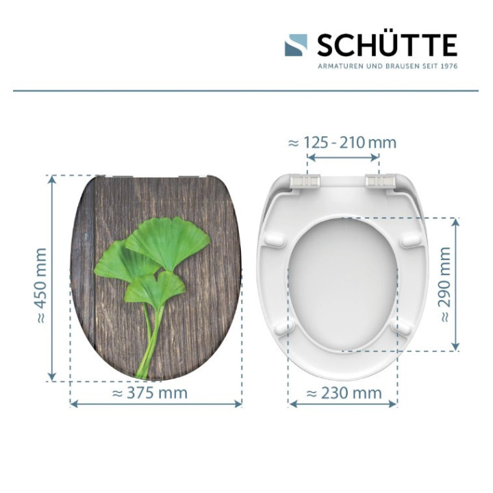 Schütte GINGKO und WOOD | Duroplast, Soft Close