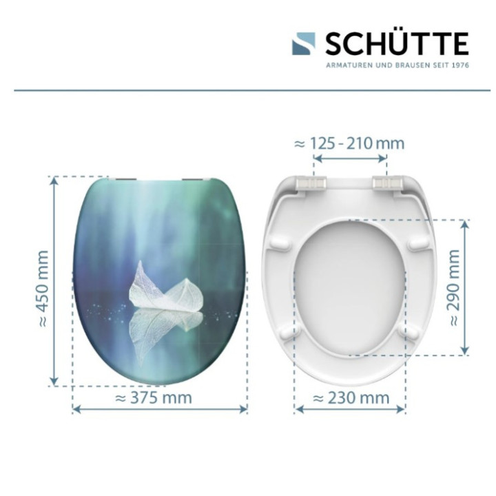 Schütte FALLEN LEAF | Duroplast, Soft Close