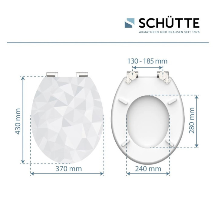 Schütte DIAMOND | MDF HG, Soft Close