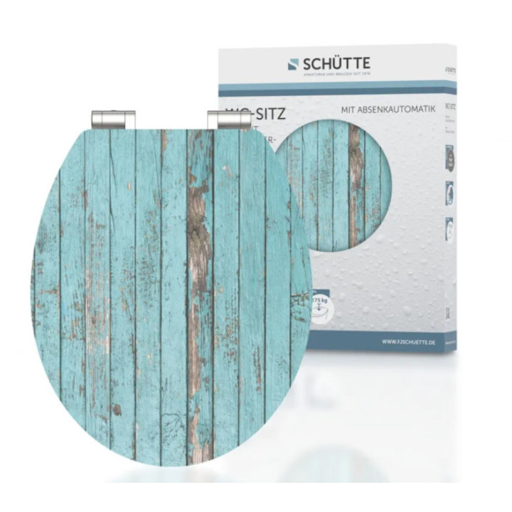 Schütte BLUE WOOD | MDF HG, Soft Close