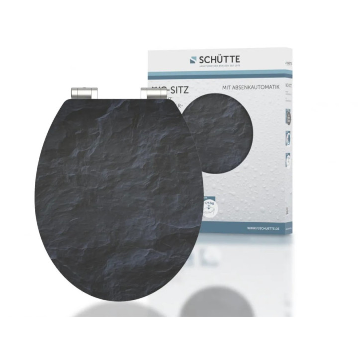 Schütte BLACK STONE | MDF HG, Soft Close